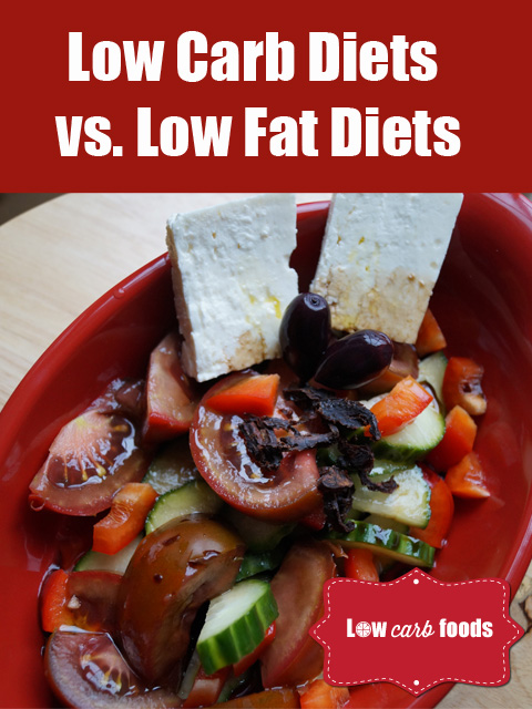 low carb vs low fat